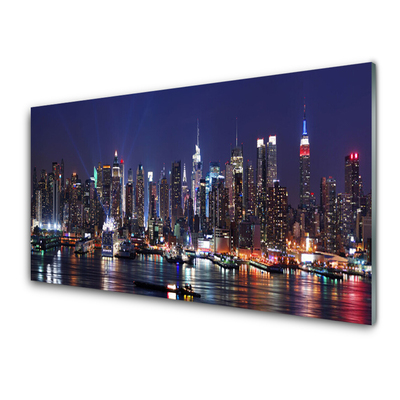 Quadro acrílico Arranha-céus Casas da Cidade