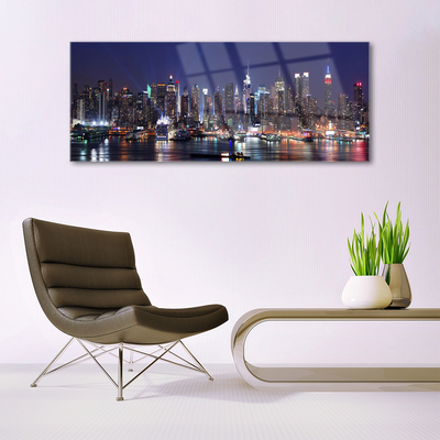 Quadro acrílico Arranha-céus Casas da Cidade