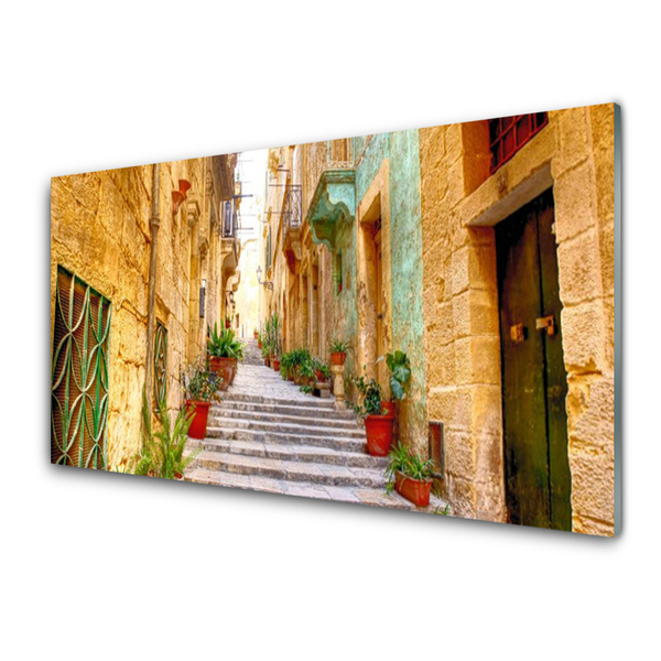 Quadro acrílico Casas da Old Town Road