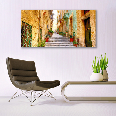 Quadro acrílico Casas da Old Town Road