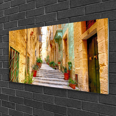 Quadro acrílico Casas da Old Town Road