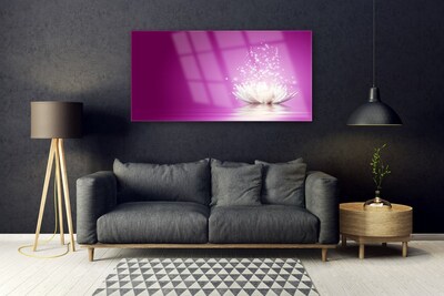 Quadro acrílico Flor de lótus