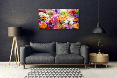 Quadro acrílico Flores na Parede