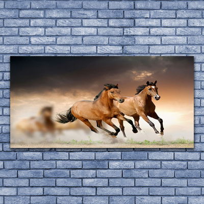 Quadro acrílico Cavalos Animais