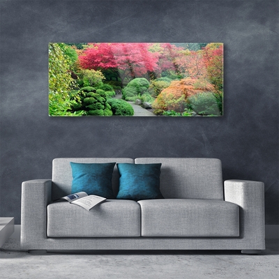 Pintura acrílica Jardim Flor Árvore Natureza