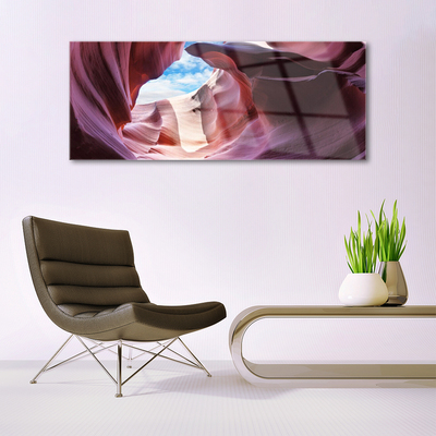 Quadro acrílico Arte no leito do rio Rock