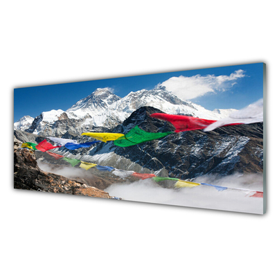 Quadro acrílico Paisagem de montanhas