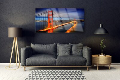 Quadro acrílico Arquitetura de pontes