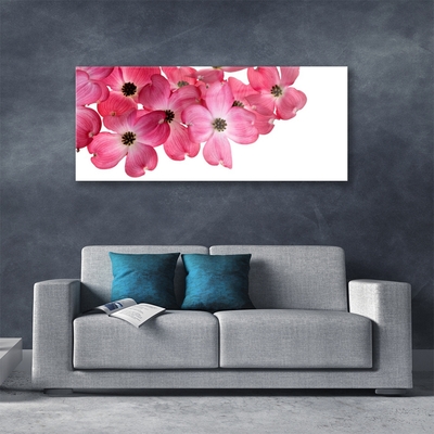 Quadro acrílico Flores na Parede