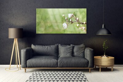 Quadro acrílico Flores na Parede