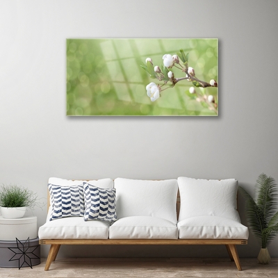 Quadro acrílico Flores na Parede