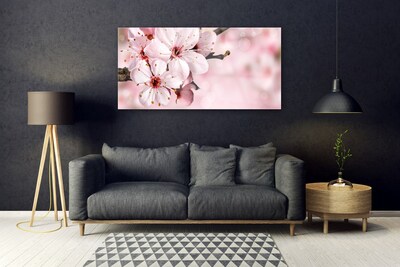 Pintura acrílica Flores na Parede