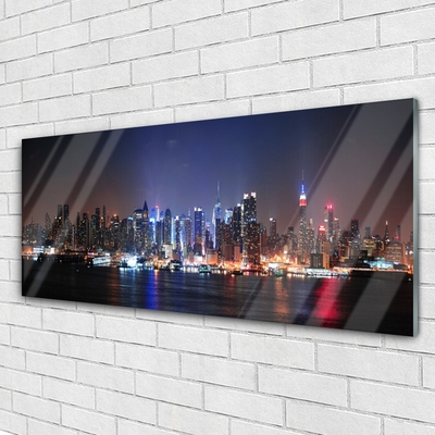 Pintura acrílica Casas de Água da Cidade