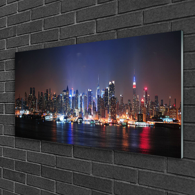 Pintura acrílica Casas de Água da Cidade