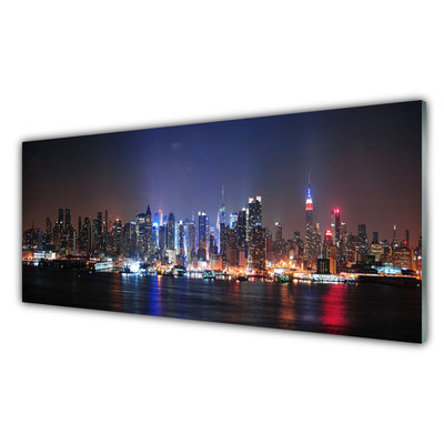 Pintura acrílica Casas de Água da Cidade