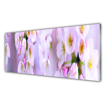 Quadro acrílico Flores na Parede