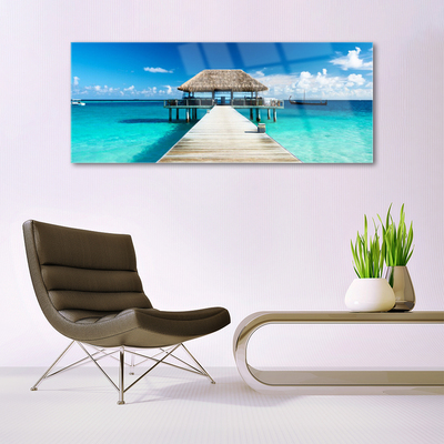 Quadro acrílico Arquitetura da Ponte Marítima