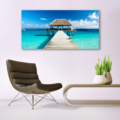 Quadro acrílico Arquitetura da Ponte Marítima