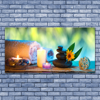 Pintura acrílica Velas Toalha Arte