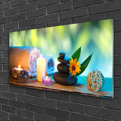 Pintura acrílica Velas Toalha Arte