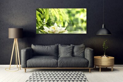 Quadro acrílico Folhas de flores