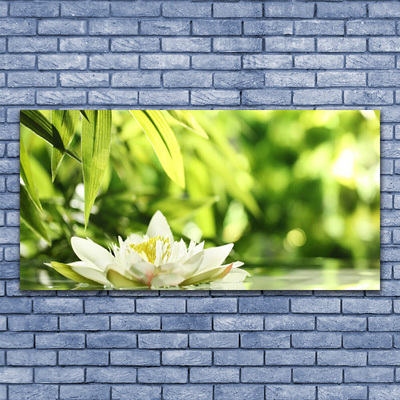 Quadro acrílico Folhas de flores