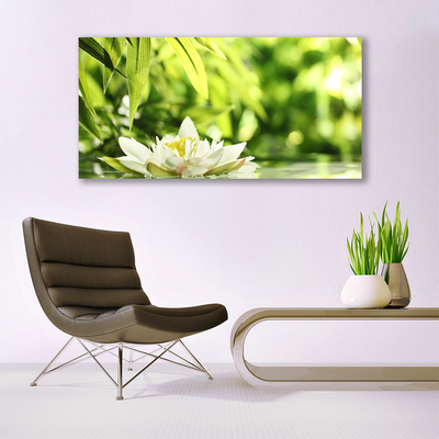 Quadro acrílico Folhas de flores