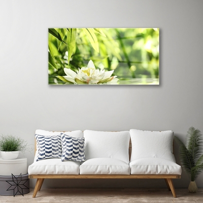 Quadro acrílico Folhas de flores