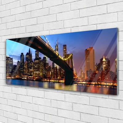 Quadro acrílico Água da Cidade da Ponte