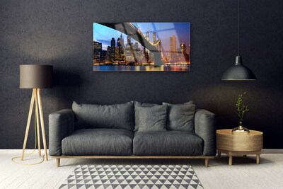 Quadro acrílico Água da Cidade da Ponte