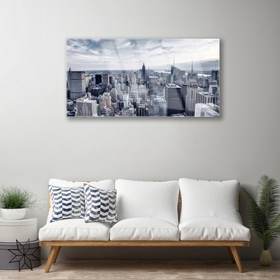 Pintura acrílica Casas da Cidade