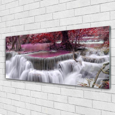 Quadro acrílico Cachoeira Árvore Natureza