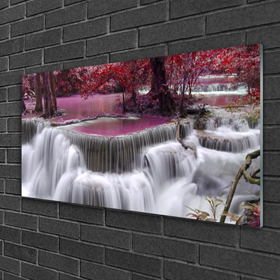 Quadro acrílico Cachoeira Árvore Natureza