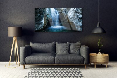 Quadro acrílico Cachoeira da Natureza