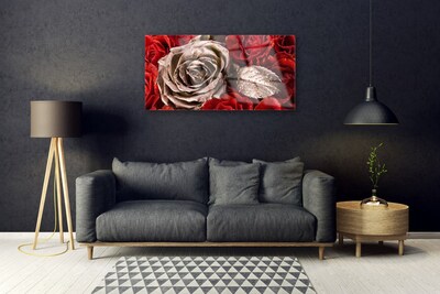 Quadro acrílico Flores de rosas