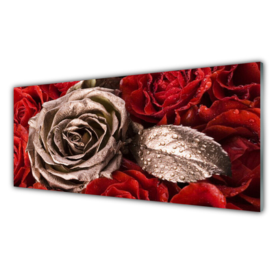 Quadro acrílico Flores de rosas