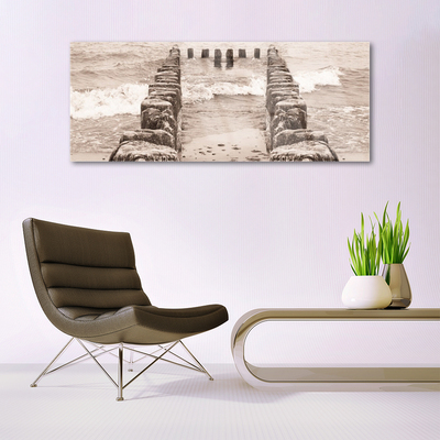 Quadro acrílico Arquitetura Ocean Beach