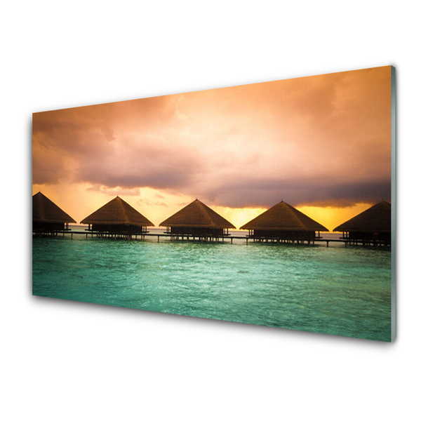 Quadro acrílico Arquitetura do Mar Água