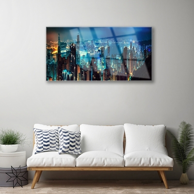 Quadro acrílico Casas da Cidade