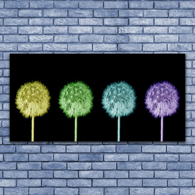 Pintura acrílica Planta dente-de-leão