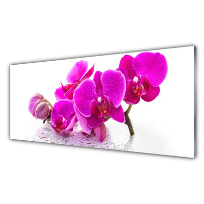 Quadro acrílico Flores Amor-perfeito