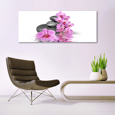 Quadro acrílico Lindas pedras de flores