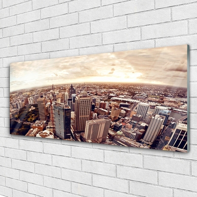 Pintura acrílica Paisagem da cidade