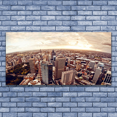 Pintura acrílica Paisagem da cidade