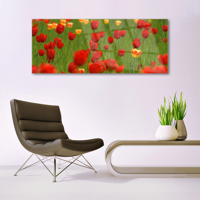 Quadro acrílico Planta de tulipas
