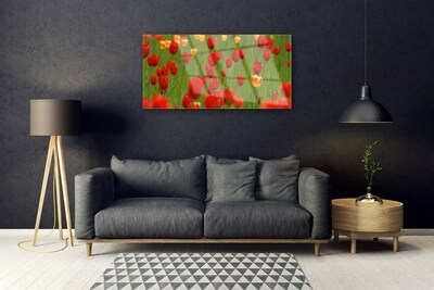 Quadro acrílico Planta de tulipas