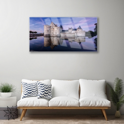 Quadro acrílico Arquitetura Castle Water