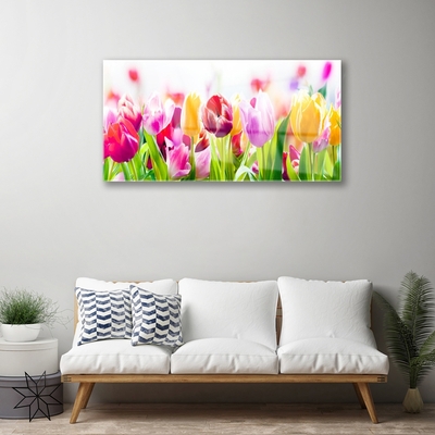 Quadro acrílico Tulipas Flores