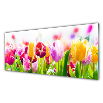 Quadro acrílico Tulipas Flores