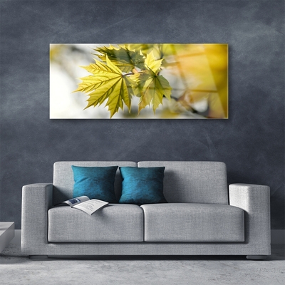 Quadro acrílico Folhas Planta